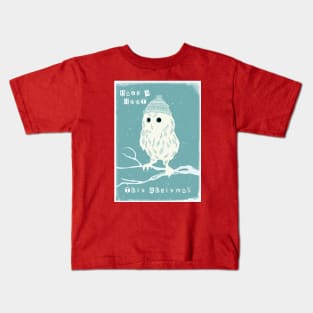 Have A Hoot This Christmas Kids T-Shirt